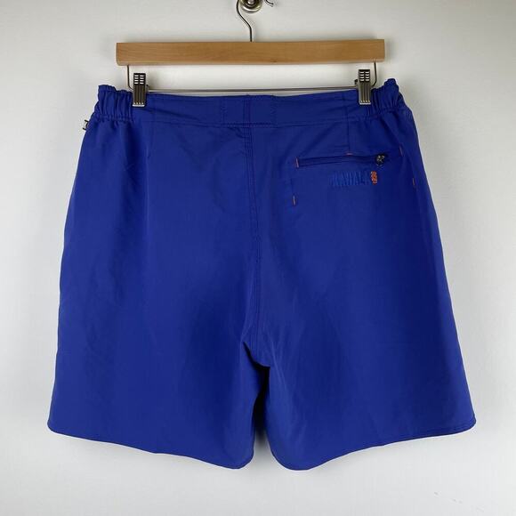 Vintage KAHALA 1936 Embroidered Logo Blue Drawstring Swim Trunks Mens SZ L - Picture 4 of 6